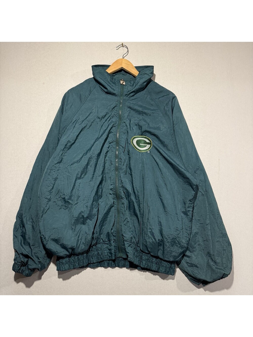 Vintage 90s Logo 7 Green Bay Packers Windbreaker Jacket Size XL Men’s